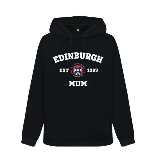 Black Edinburgh Mum Hoodie