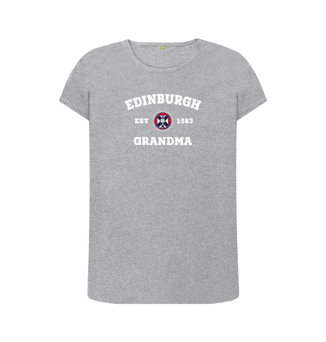 Athletic Grey Edinburgh Grandma T-Shirt