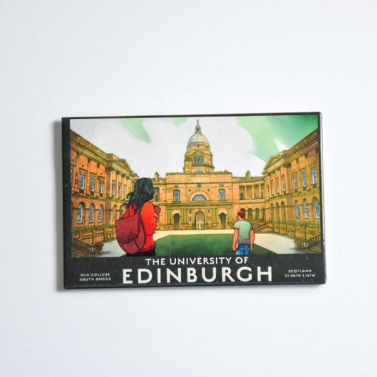 Magnet with the University of Edinburgh's Old College design