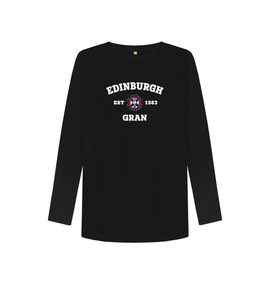 Black Edinburgh Gran Long Sleeved T-shirt