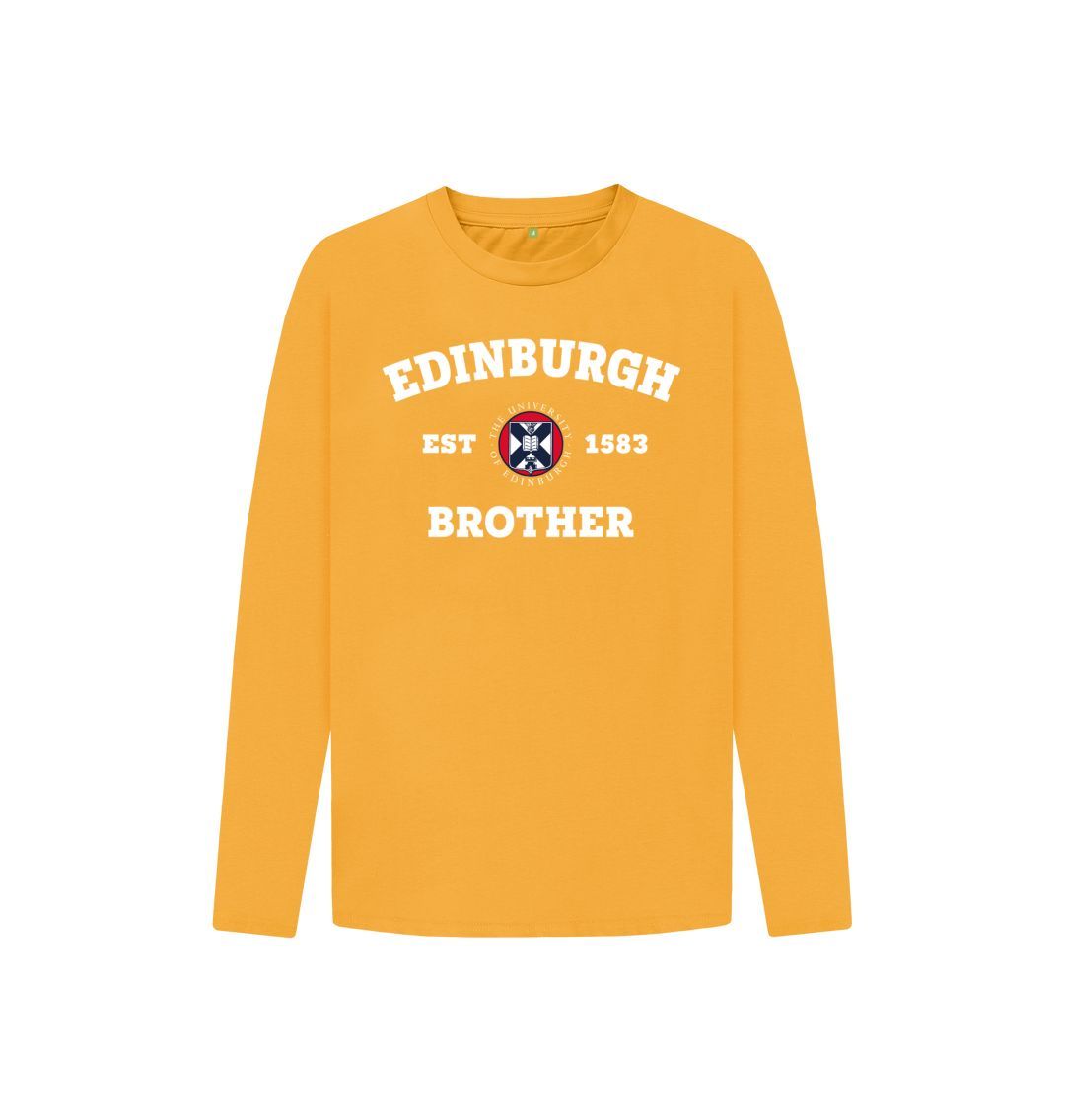 Mustard Edinburgh Brother Kids Long Sleeved T-Shirt
