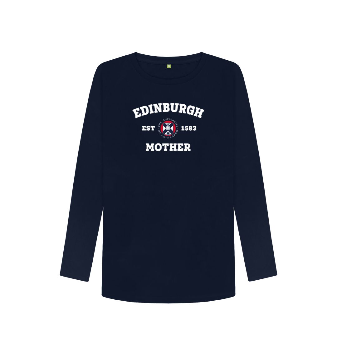 Navy Blue Edinburgh Mother Long Sleeved T-shirt