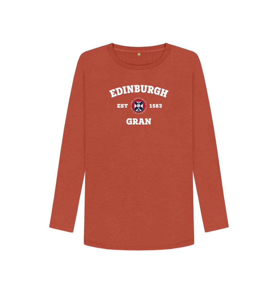 Rust Edinburgh Gran Long Sleeved T-shirt