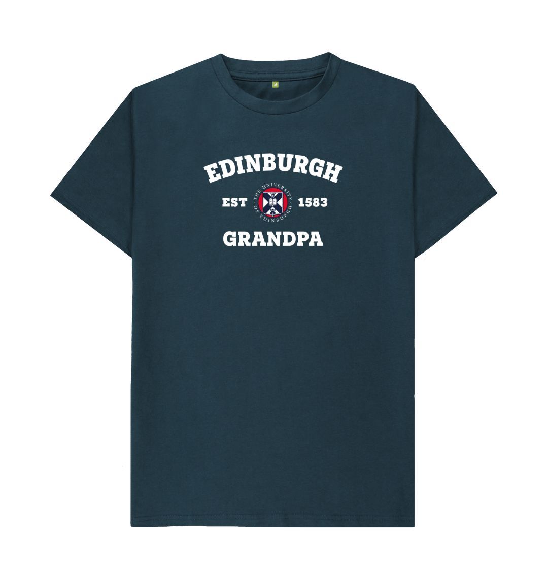 Denim Blue Edinburgh Grandpa T-Shirt