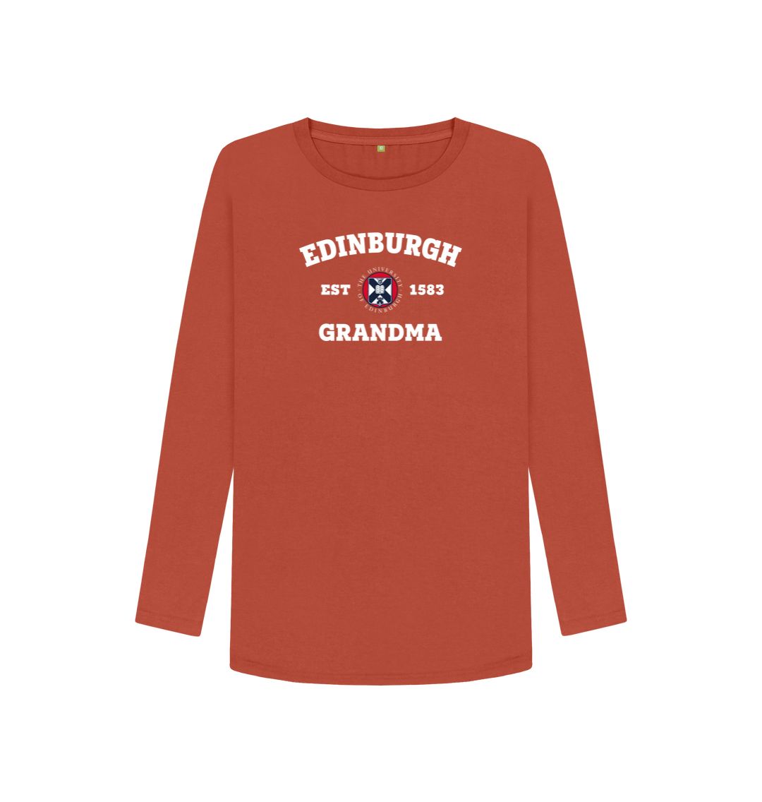 Rust Edinburgh Grandma Long Sleeved T-shirt