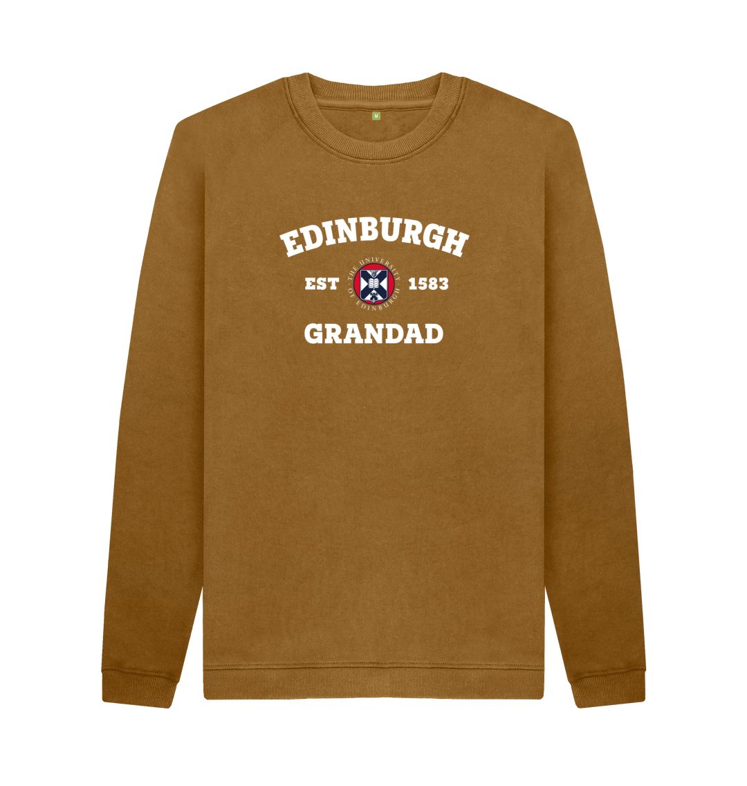 Brown Edinburgh Grandad Sweatshirt