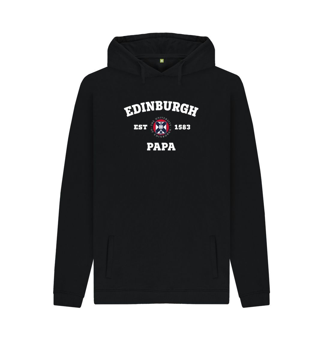 Black Edinburgh Papa Hoodie