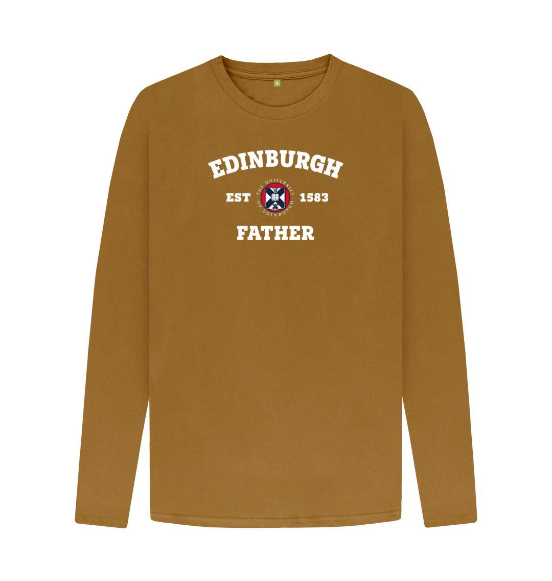 Brown Edinburgh Father Long Sleeved T-Shirt