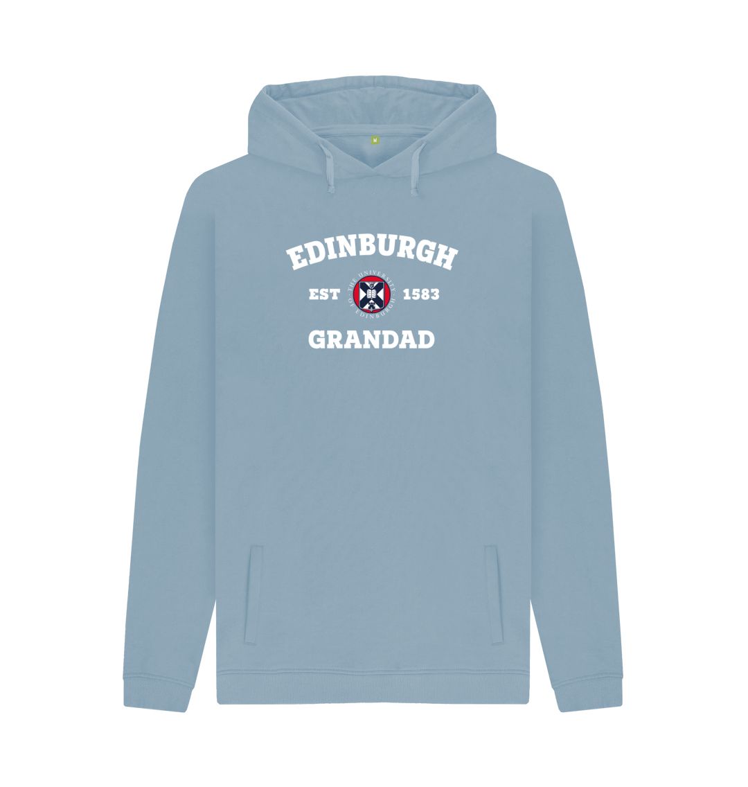 Stone Blue Edinburgh Grandad Hoodie