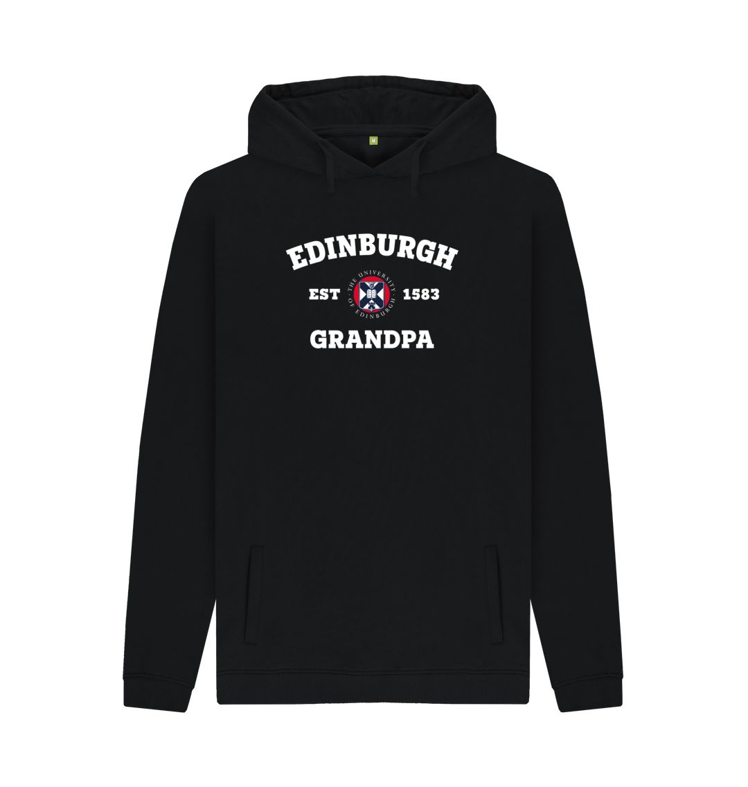 Black Edinburgh Grandpa Hoodie