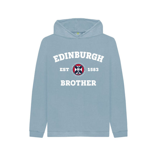 Stone Blue Edinburgh Brother Kids Hoodie 1