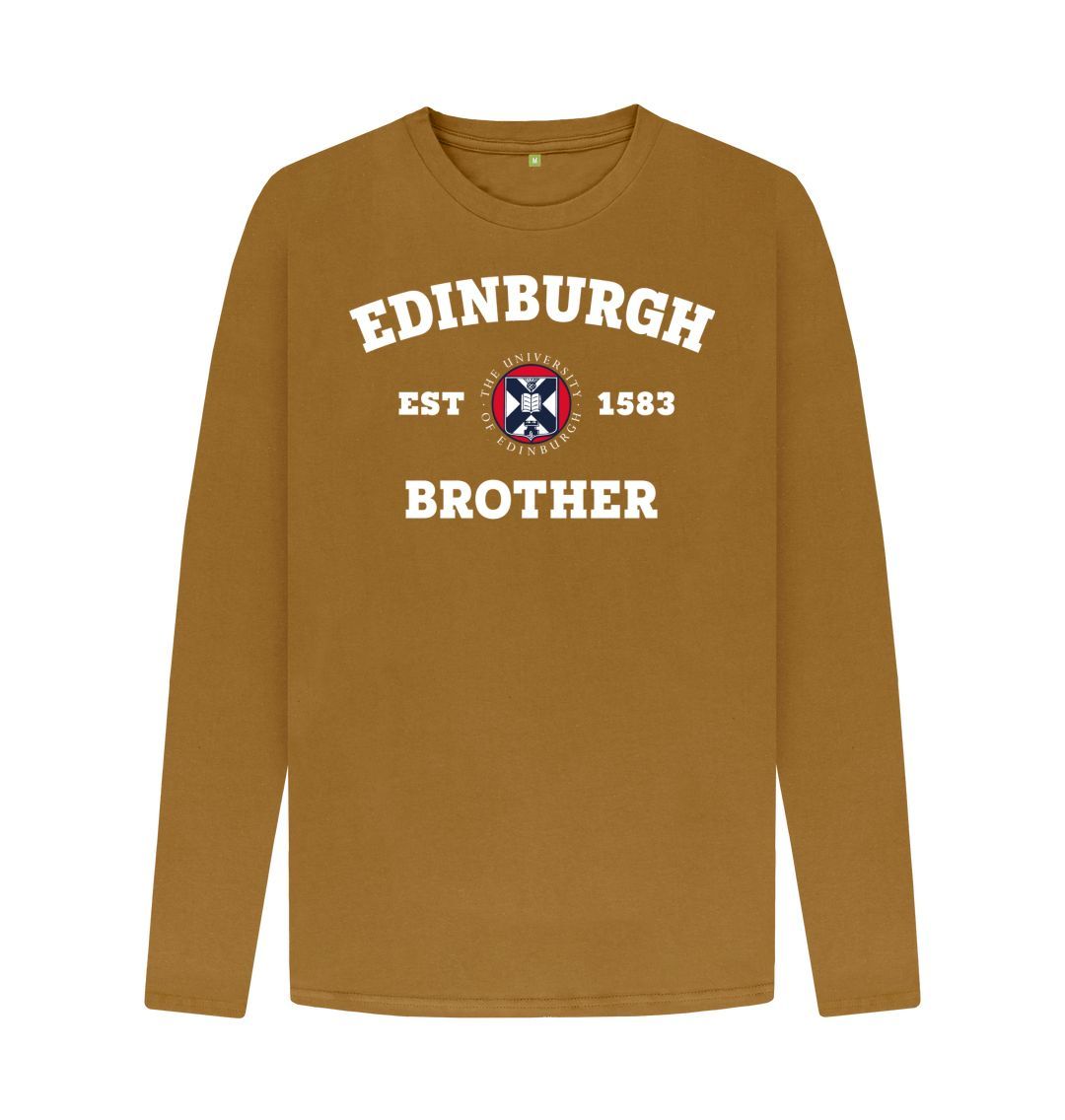 Brown Edinburgh Brother Long Sleeved T-Shirt
