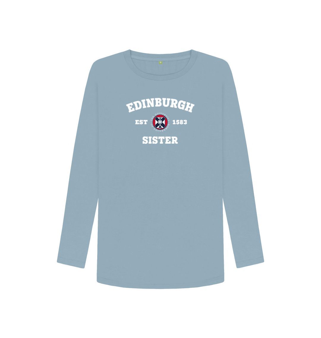 Stone Blue Edinburgh Sister Long Sleeved T-shirt