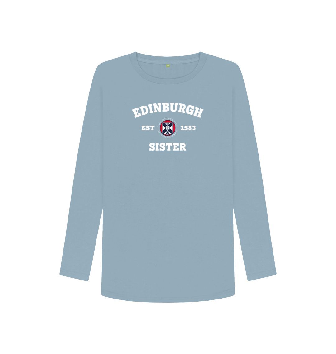 Stone Blue Edinburgh Sister Long Sleeved T-shirt