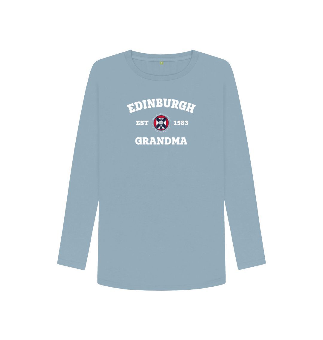 Stone Blue Edinburgh Grandma Long Sleeved T-shirt