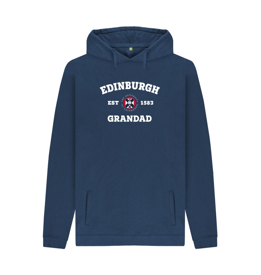 Navy Edinburgh Grandad Hoodie