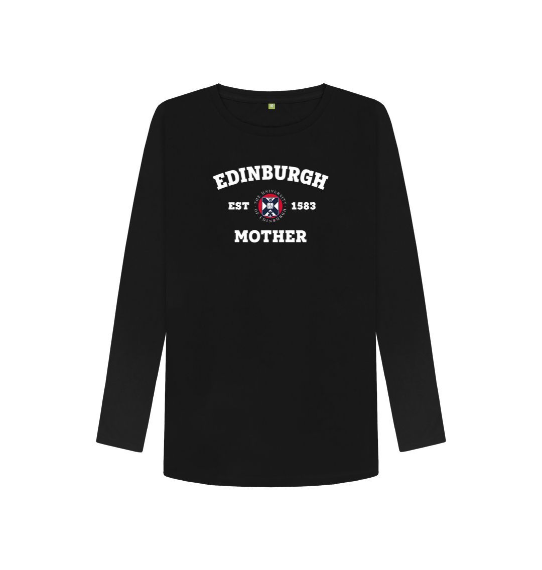 Black Edinburgh Mother Long Sleeved T-shirt