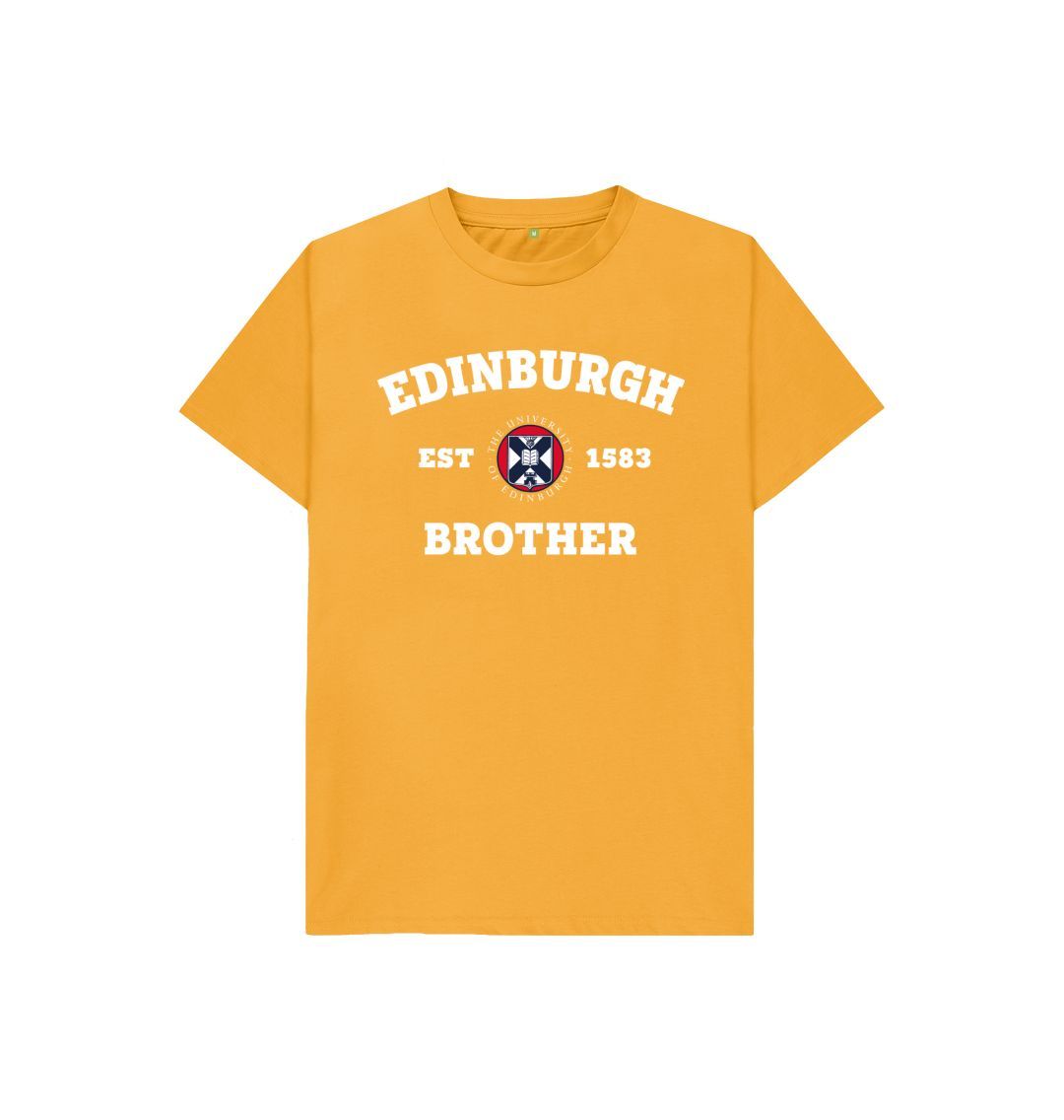 Mustard Edinburgh Brother Kids T-Shirt