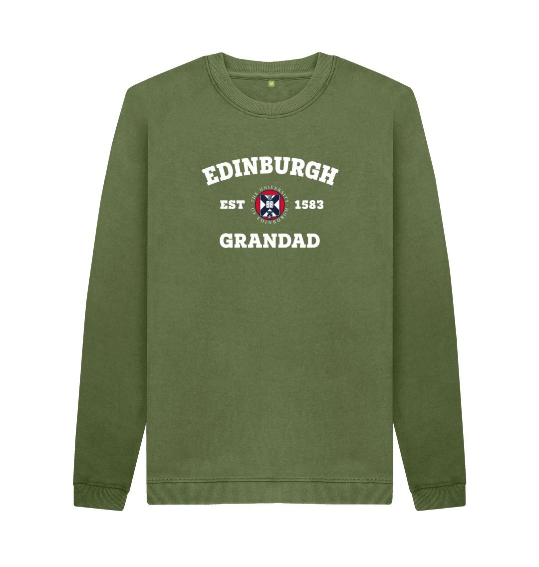 Khaki Edinburgh Grandad Sweatshirt