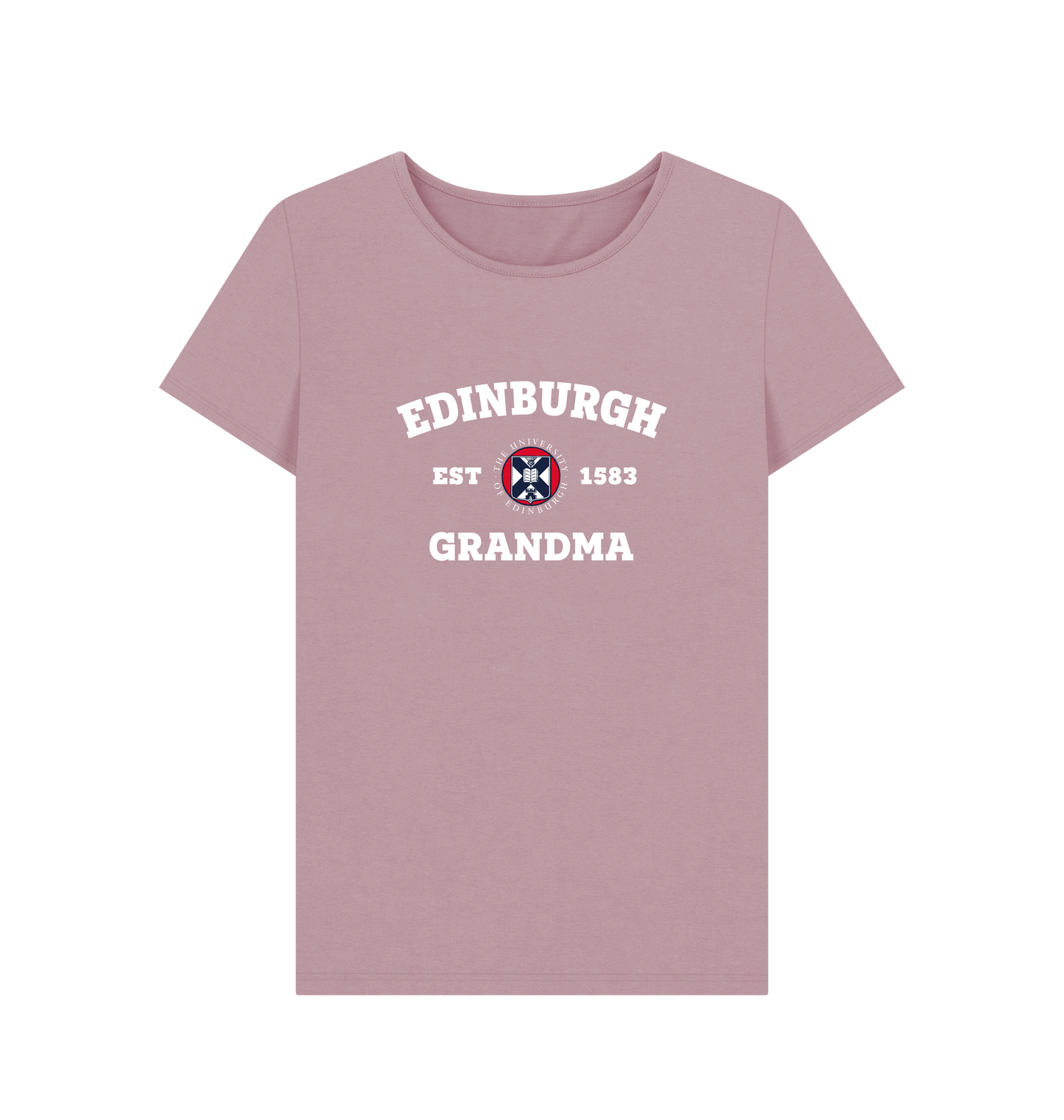 Mauve Printed T-shirt Front
