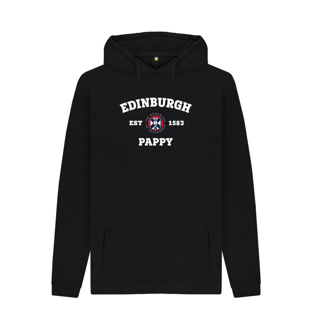 Black Printed Hoody Front