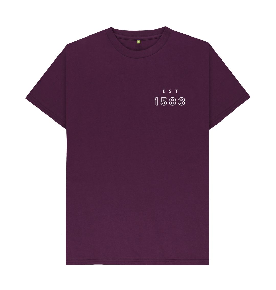 Purple New College Coordinates Design T-Shirt