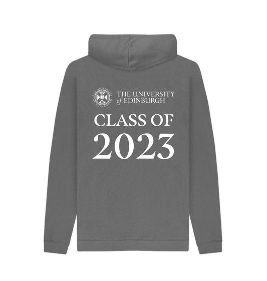 Back of Slate Grey Class of 2023 Hoodie.