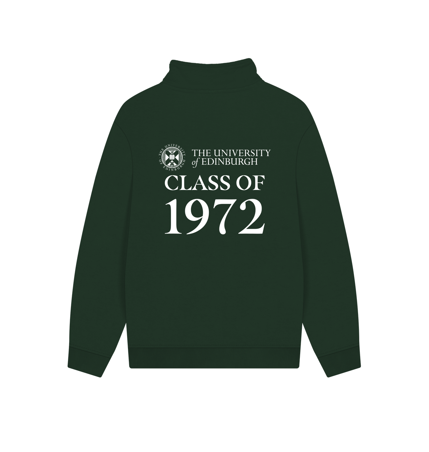 Evergreen Printed Sweater Back