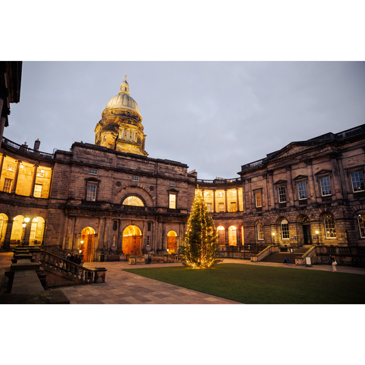 Old College Festive Greeting Card