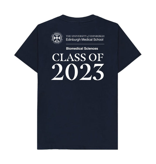 Navy Blue Biomedical Sciences 'Class Of' Graduate T-Shirt