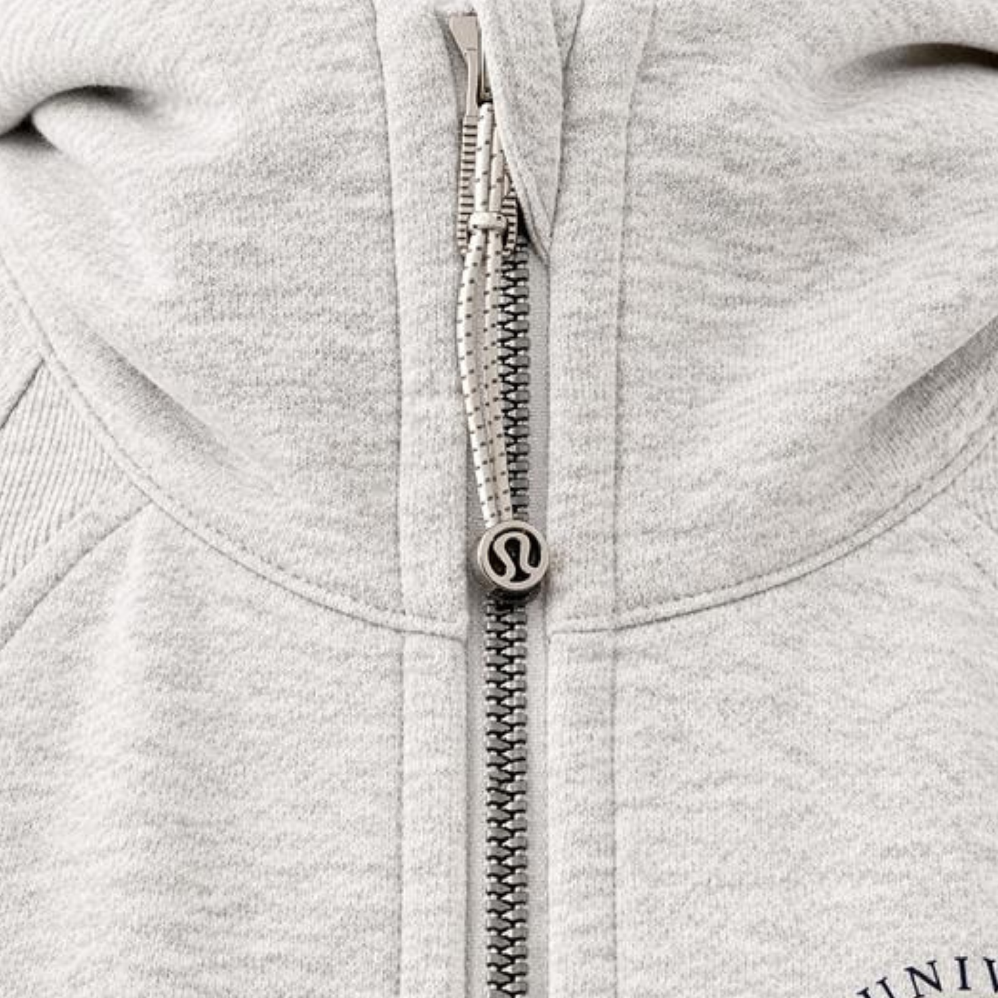 lululemon zip detail on hoodie