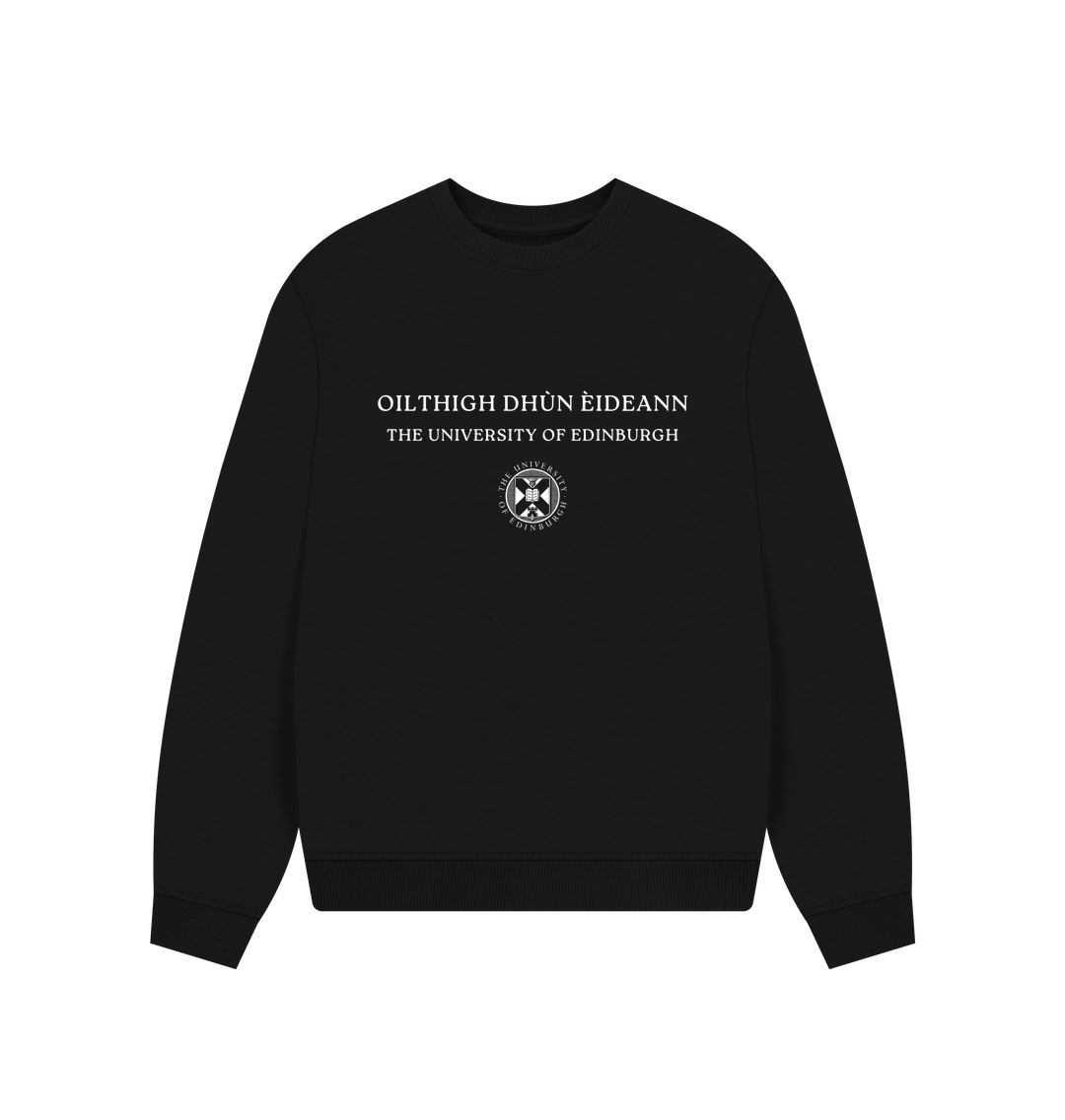 Black Printed Sweater