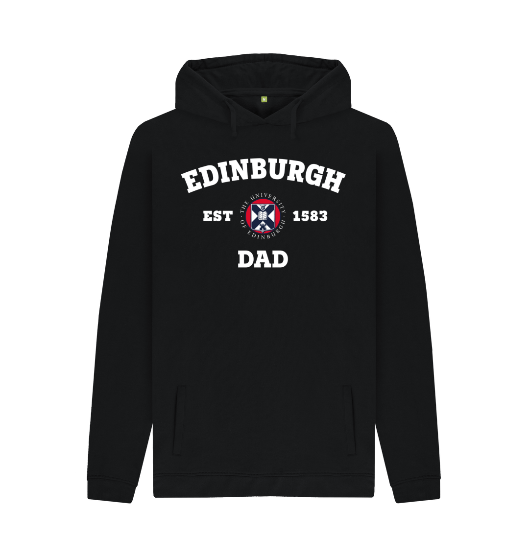 Black Printed Hoody Front