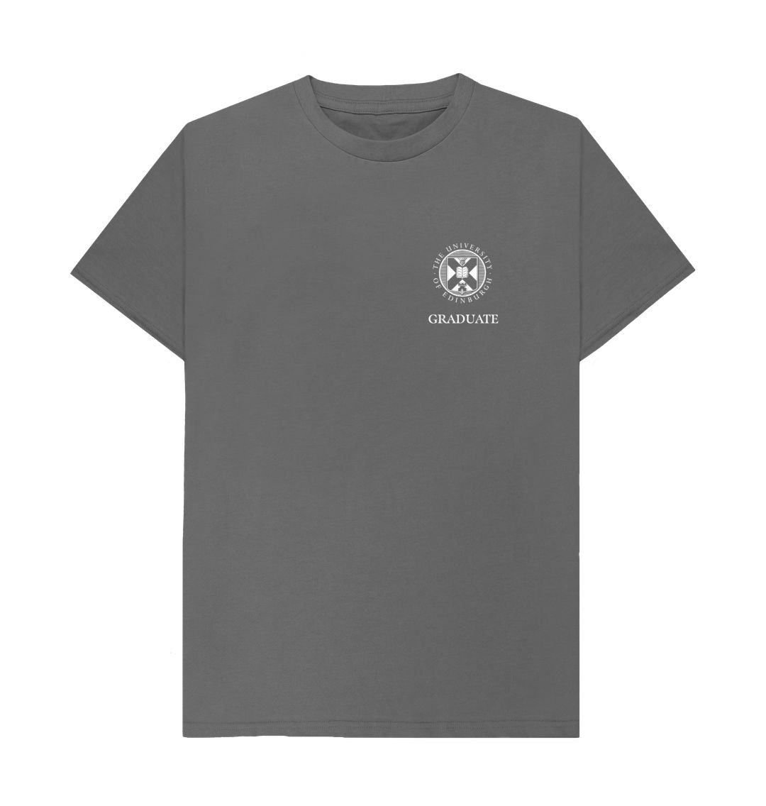 Slate Grey Graduate Small Crest T-Shirt