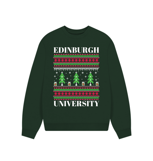 Evergreen Printed Sweater Front
