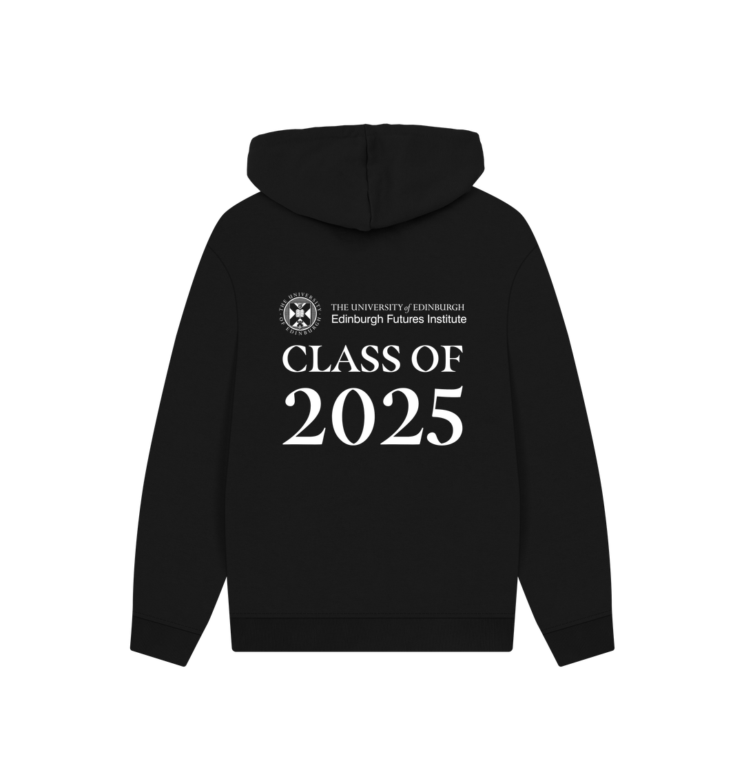 Black Printed Hoody