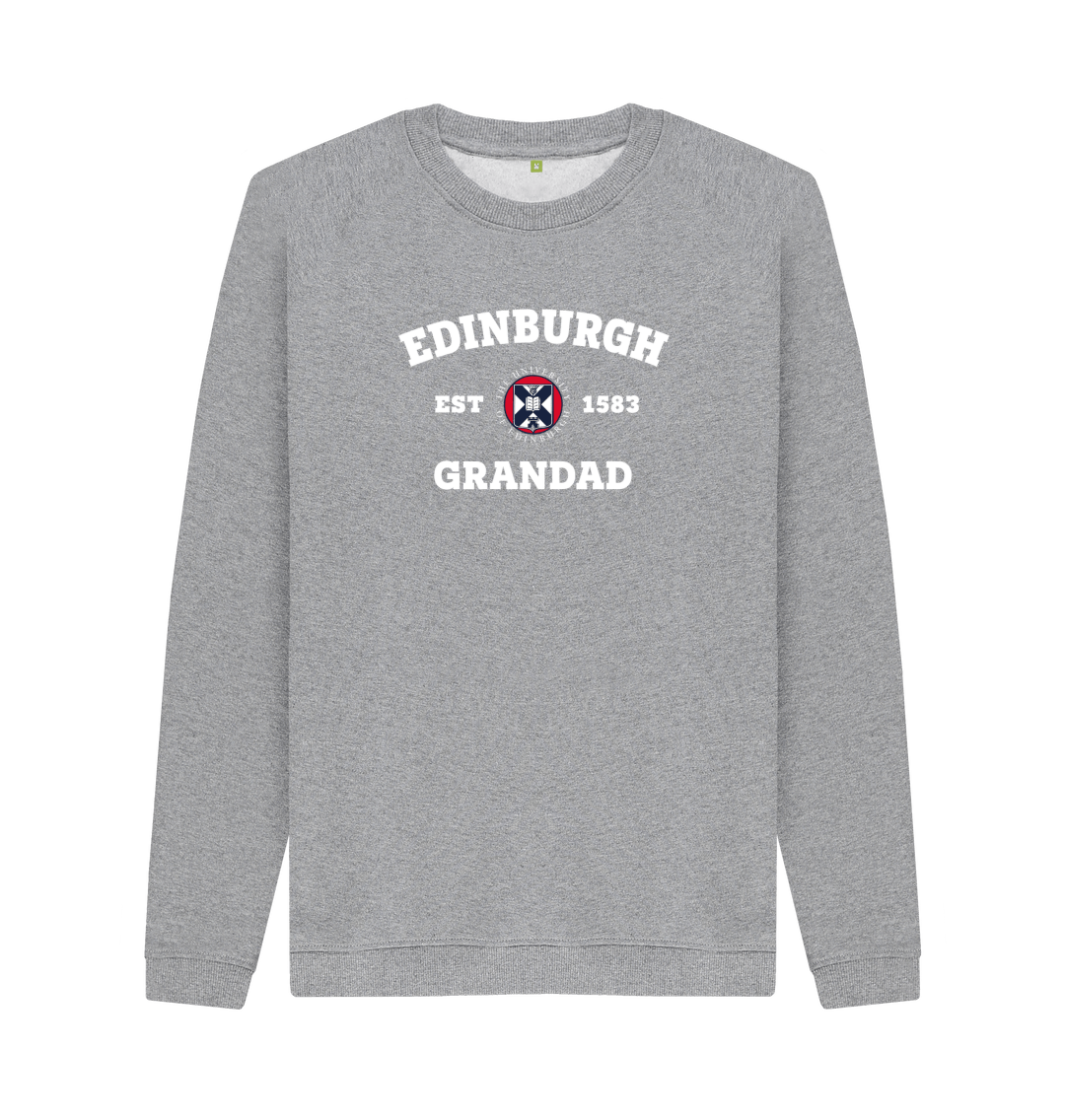 Light Heather Printed Sweater Front