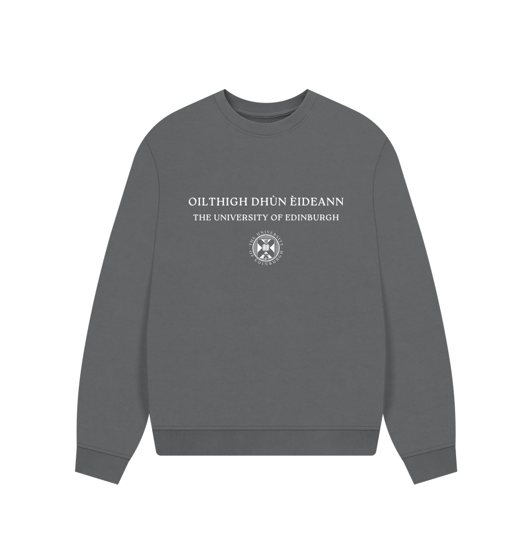 Slate Grey Printed Sweater