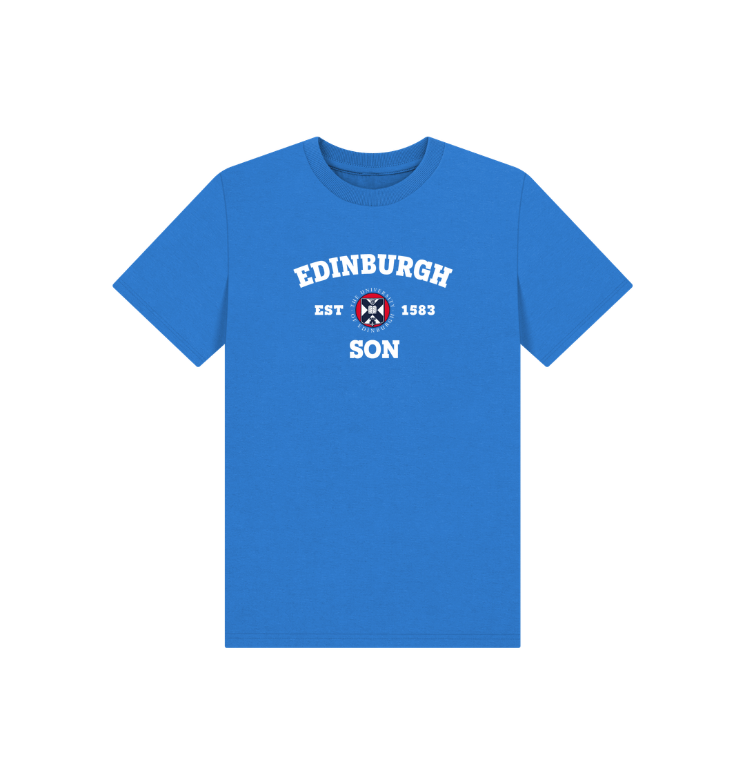 Bright Blue Printed Kids T-Shirt