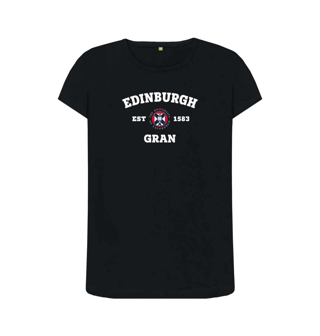 Black Printed T-shirt Front