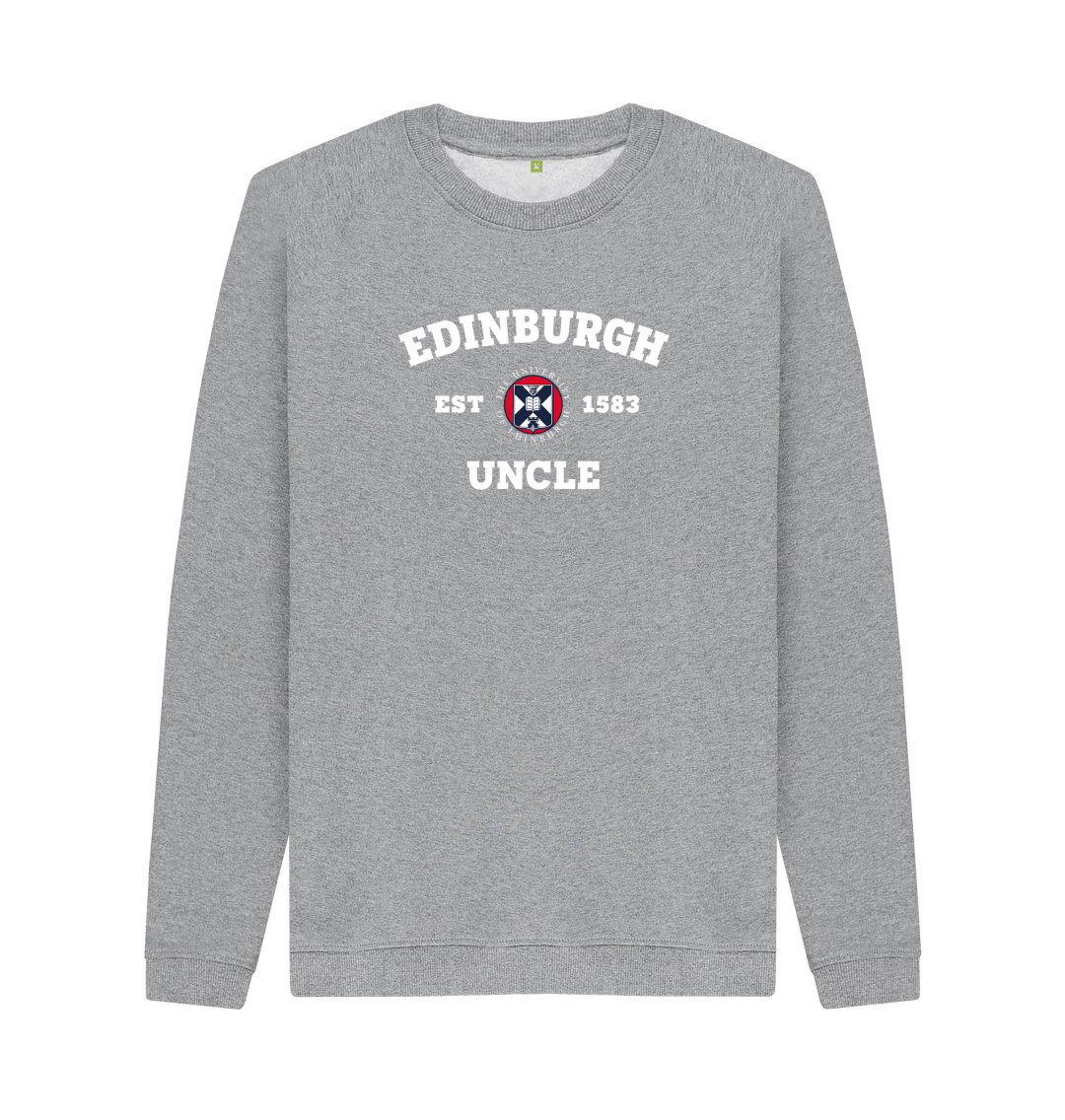 Light Heather Printed Sweater Front