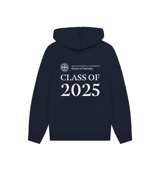 Navy Printed Hoody