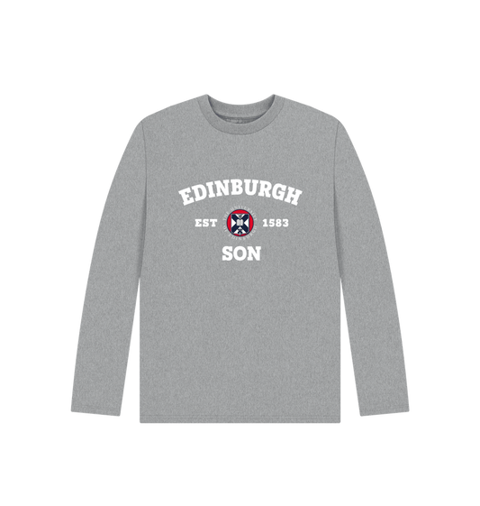 Athletic Grey Kids Edinburgh Son Long Sleeve T-Shirt