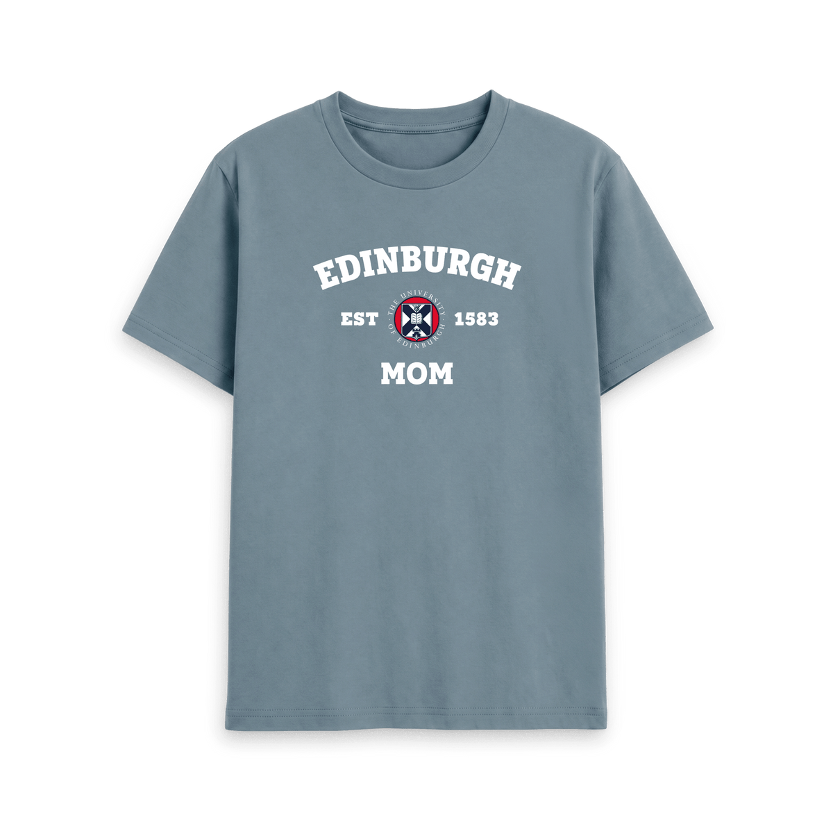 Stone Blue Printed T-shirt Front