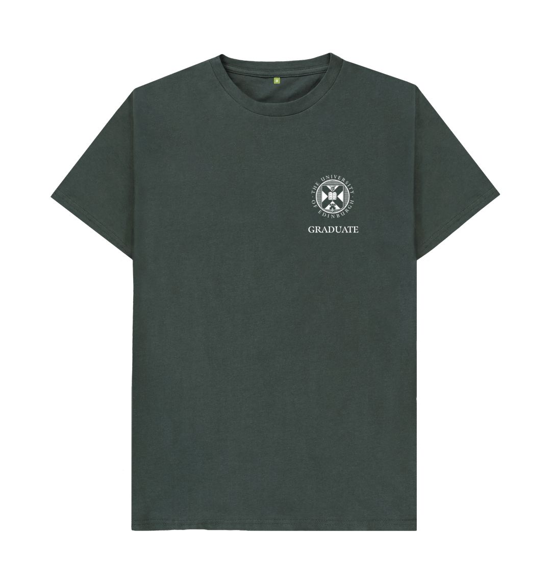 Dark Grey Graduate Small Crest T-Shirt
