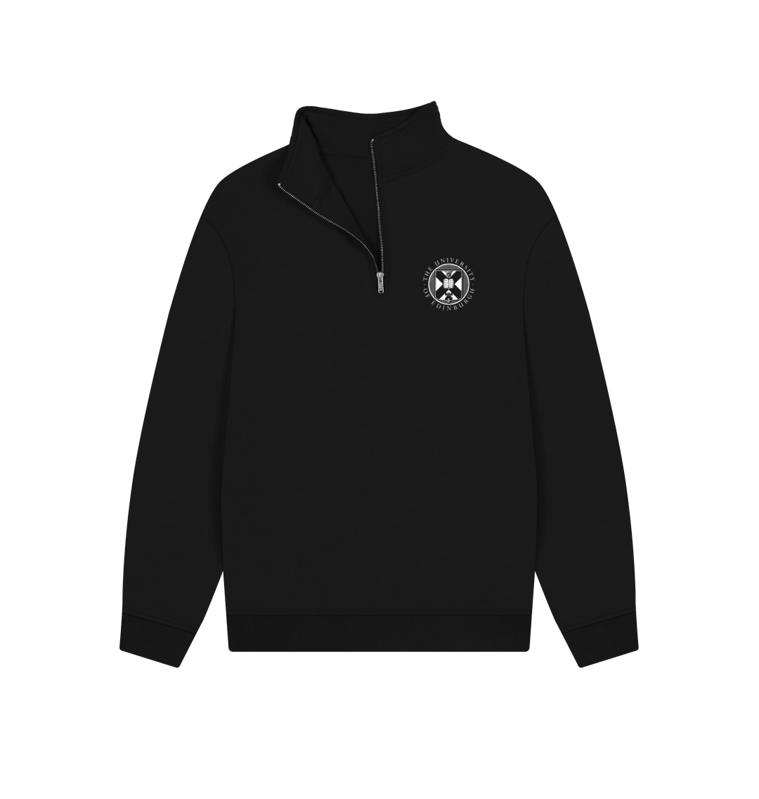 Black School of Physics & Astronomy Quarter Zip Sweatshirt