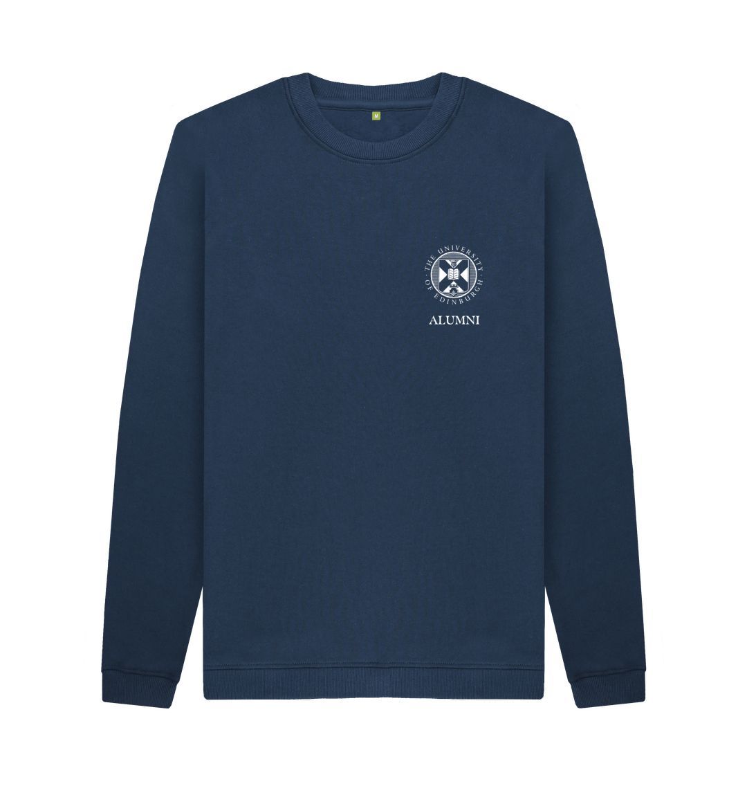 Navy Blue Alumni Small Crest Sweatshirt