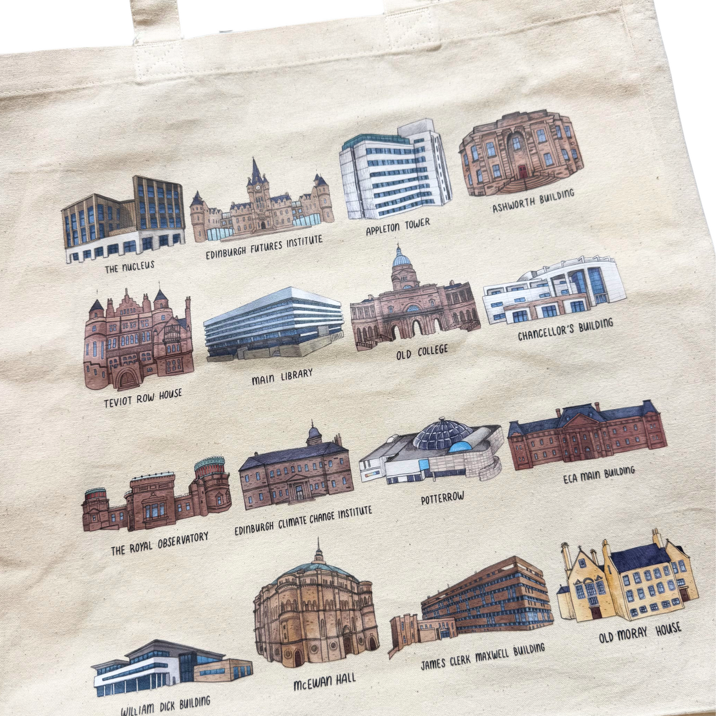 University Buildings Tote Bag