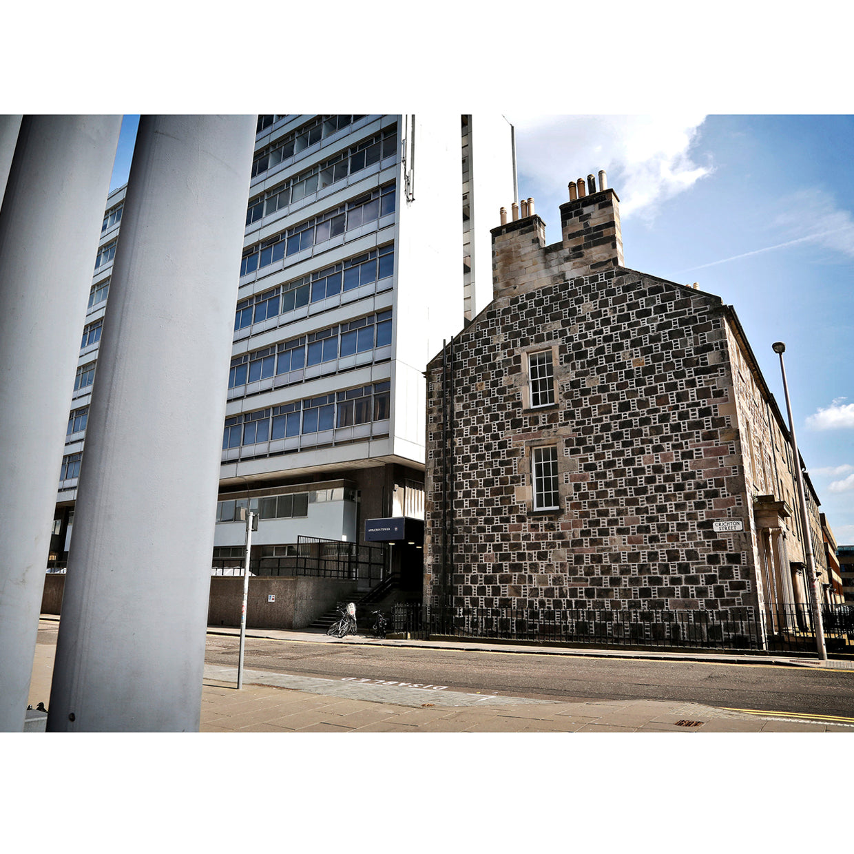 Photograph of Appleton Tower and 50 George Square