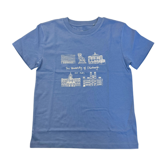 Edinburgh Buildings Kids T-Shirt